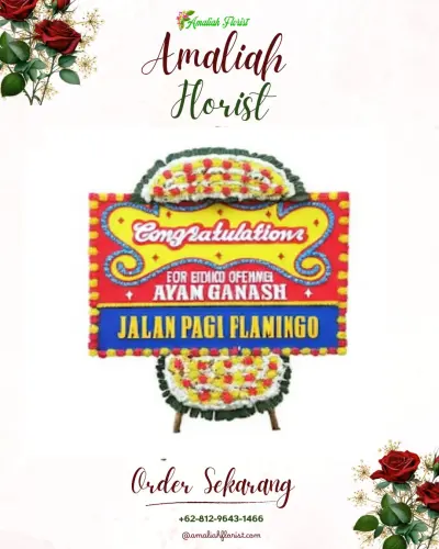 Bunga Papan Congratulation di Blooto